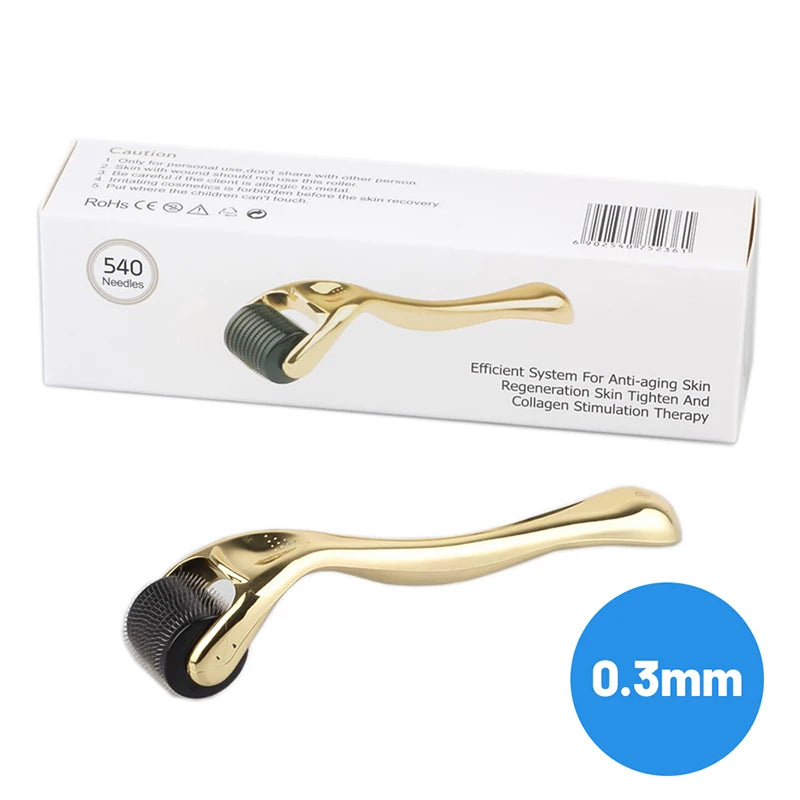 Facial Microneedle Roller Massage DRS 540 Derma Roller Needle Instrument Face Roller Massager Needles Skin Care Tool for Face