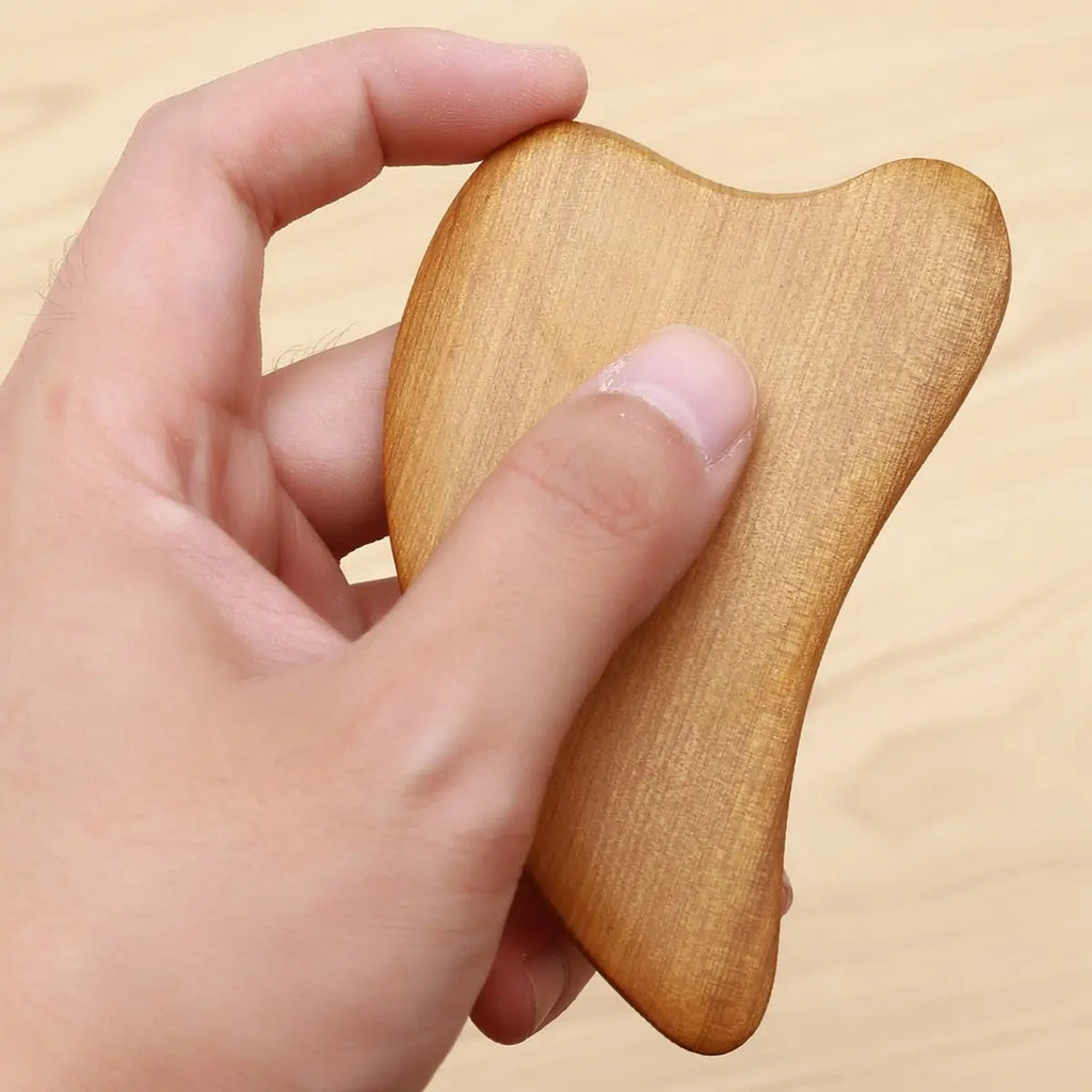 Gua Sha Facial Tools Skin Care Tools 1pc Wooden Gua Sha Massage Board For Face For Spa Acupuncture Point Massager