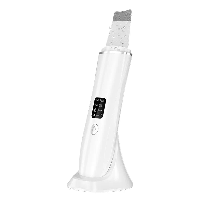 Ultrasonic Skin Scrubber Electric Facial Cleansing Pore Deep Cleanser Acne Blackhead Remover Peeling Shovel Beauty Machine